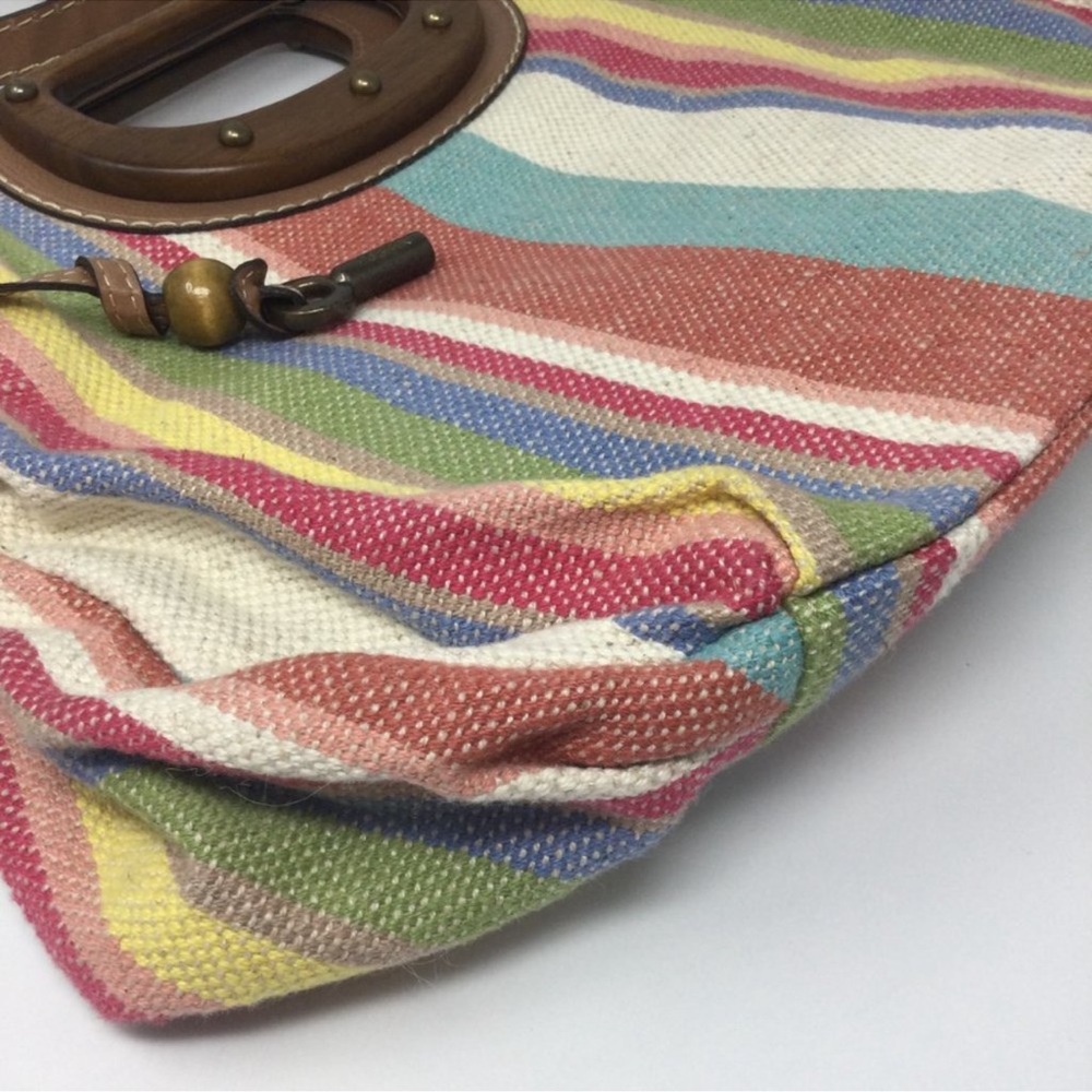 FOSSIL CROSSBODY STRIPES Rainbow PURSE - HAND BAG - Picture 12 of 16